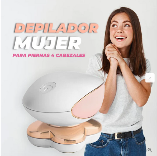 GlamLegs™ Depiladora 4 cabezales mujer