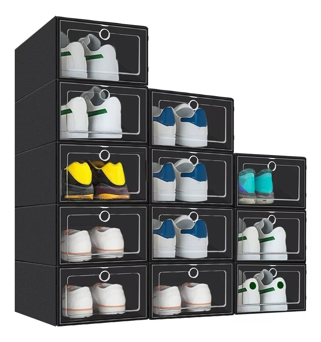 ZAPBOX™ 6 Organizadores de Zapatos Cajones Apilables